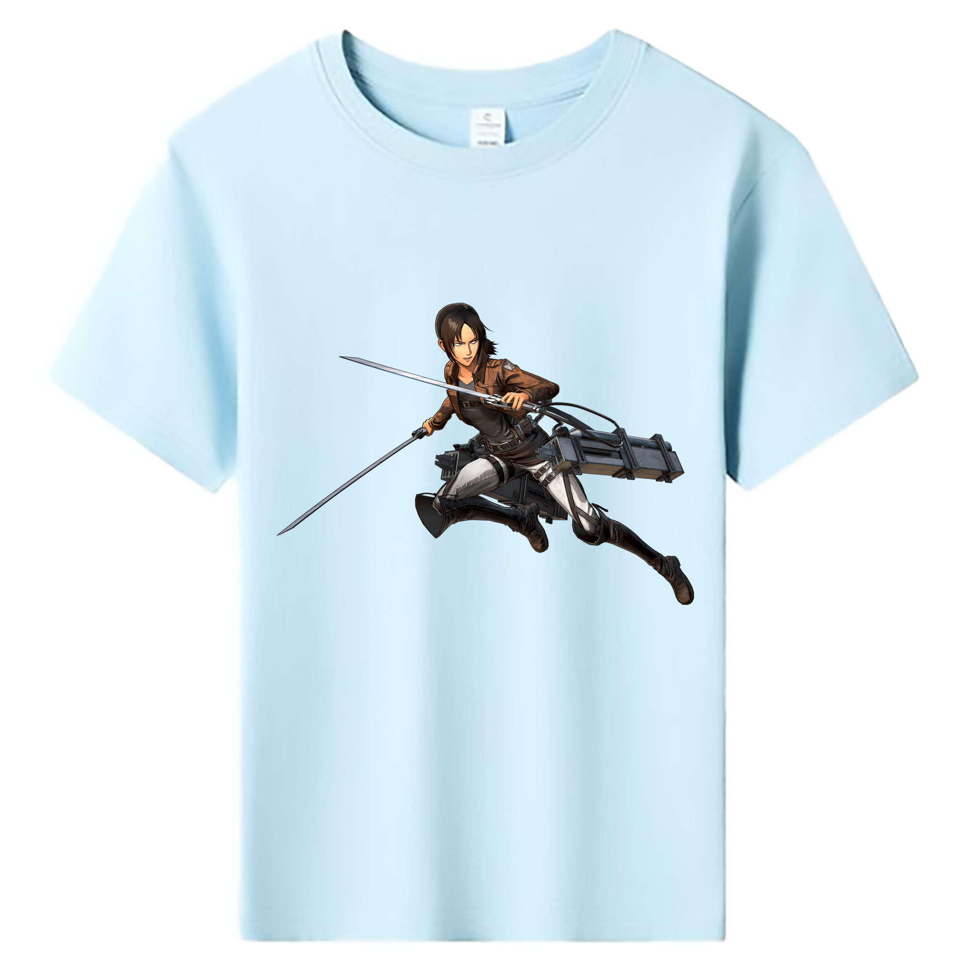 （画像用） 進撃の巨人 Attack on Titan 綿100％キッズTシャツ（フロントプリント）